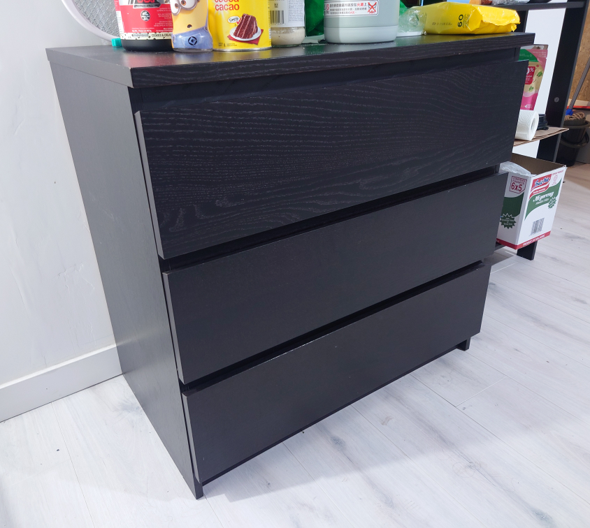 IKEA MALM Chest of 3 Drawers