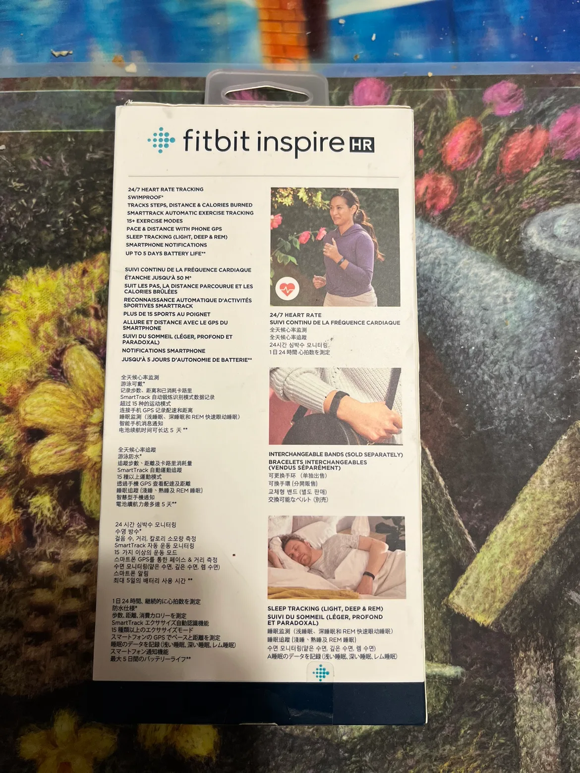 Fitbit Inspire HR Fitness Tracker - Black image indicator(3)