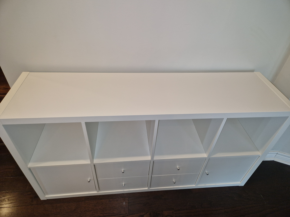 IKEA Kallax Shelving Unit with drawers and doors - photo 3