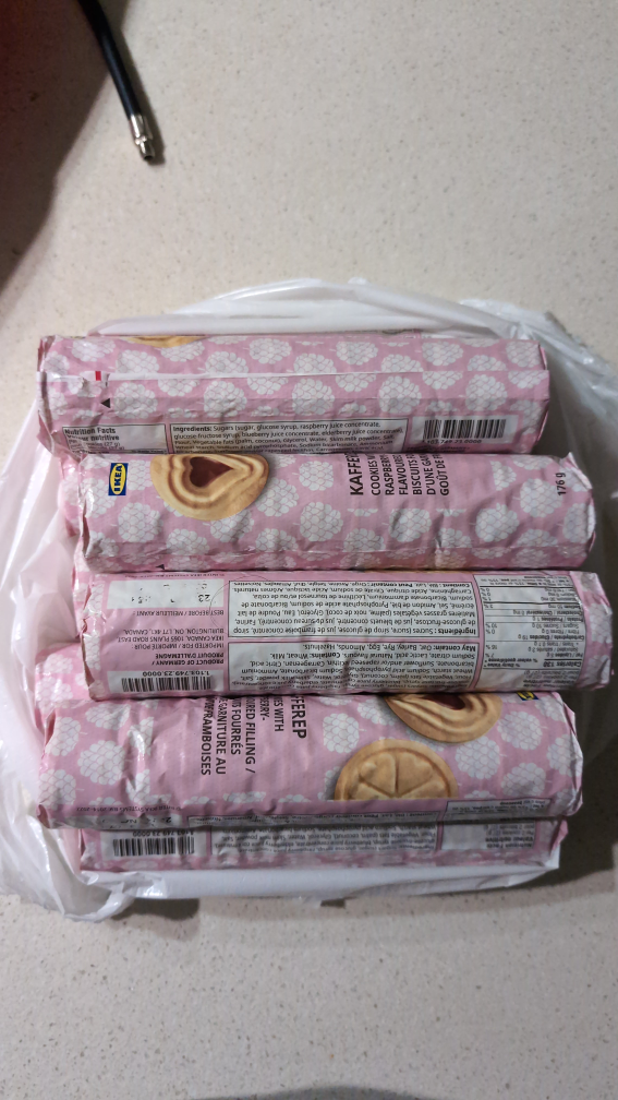 IKEA Raspberry Flavoured Cookies