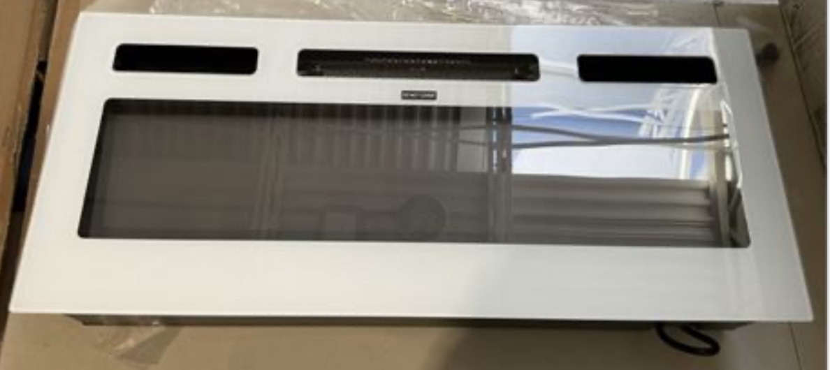 Orren Ellis® Sermet 63''- White Electric Fireplace TV Stand - photo 5