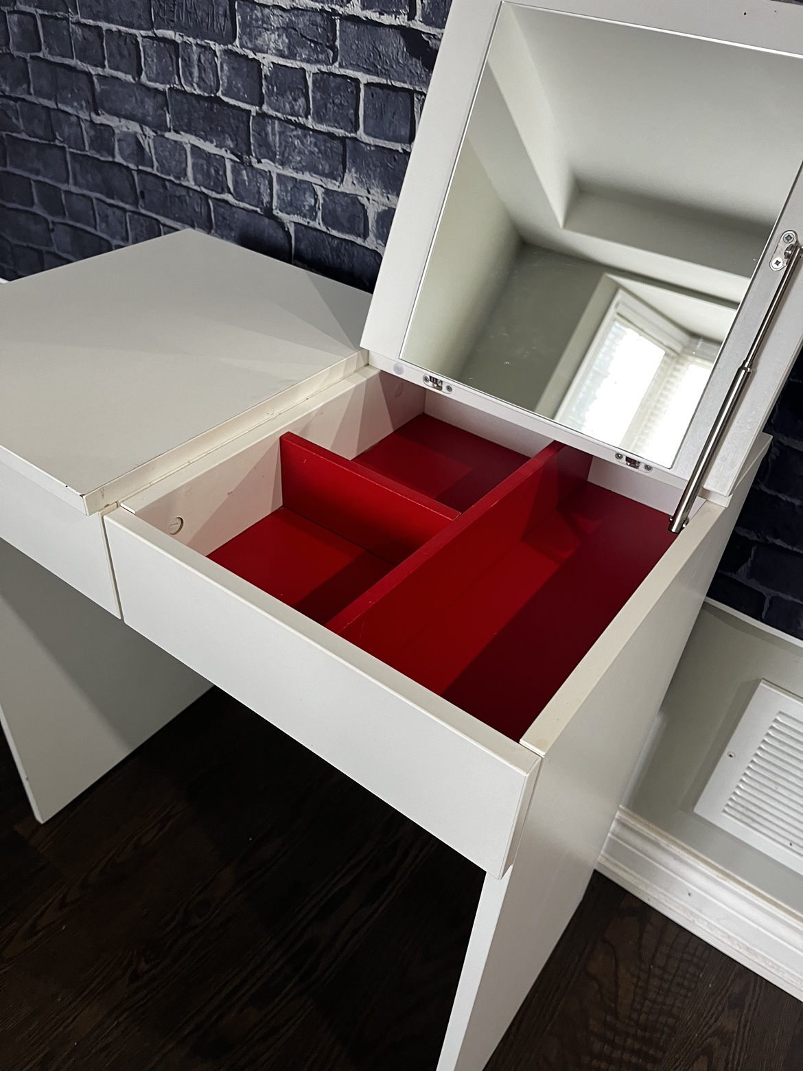IKEA BRIMNES Vanity Desk with Mirror - photo 5