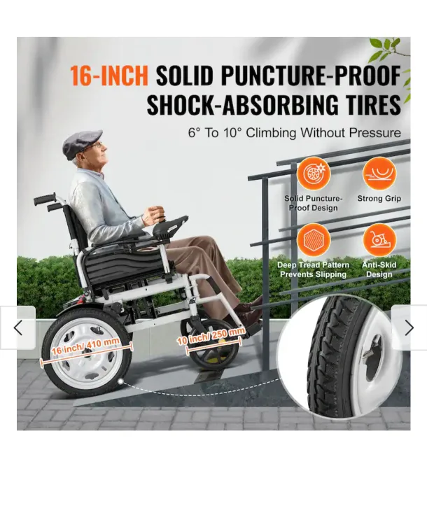 Electric Wheelchair for Adults Seniors - Never Used image indicator(3)