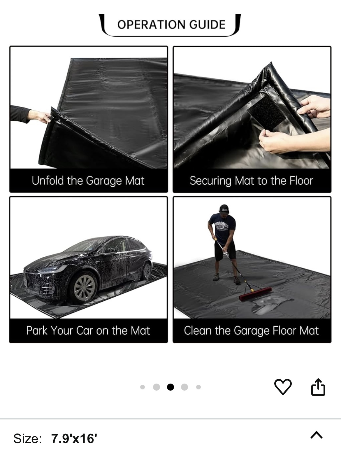 Garage Mat for snow - photo 2
