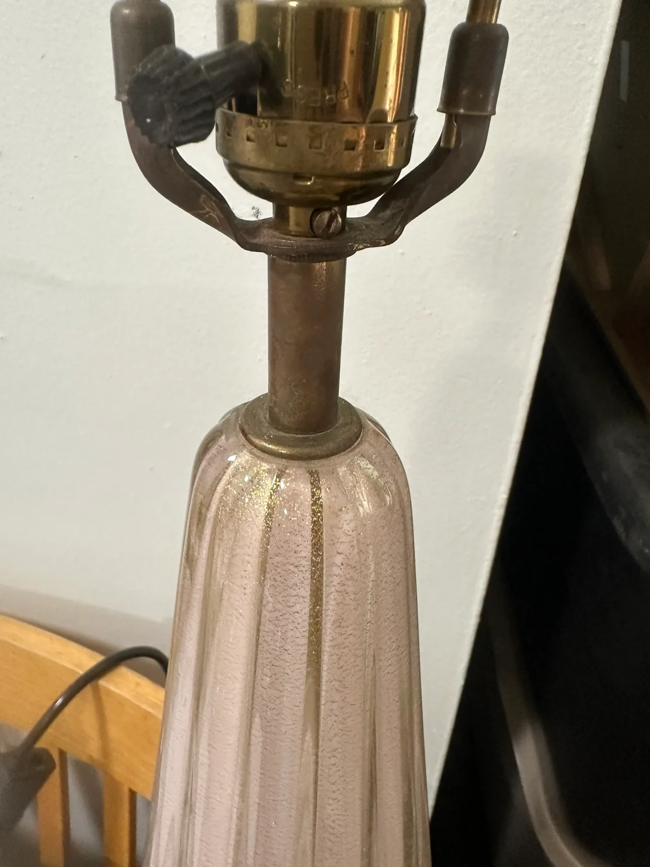 Vintage Murano Glass Table Lamp image indicator(4)