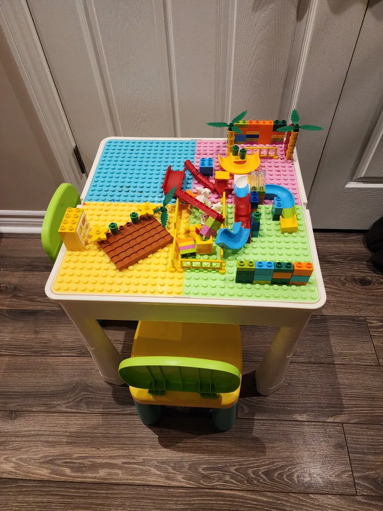 Toddler Activity/Building Table and Two Chairs image indicator(2)