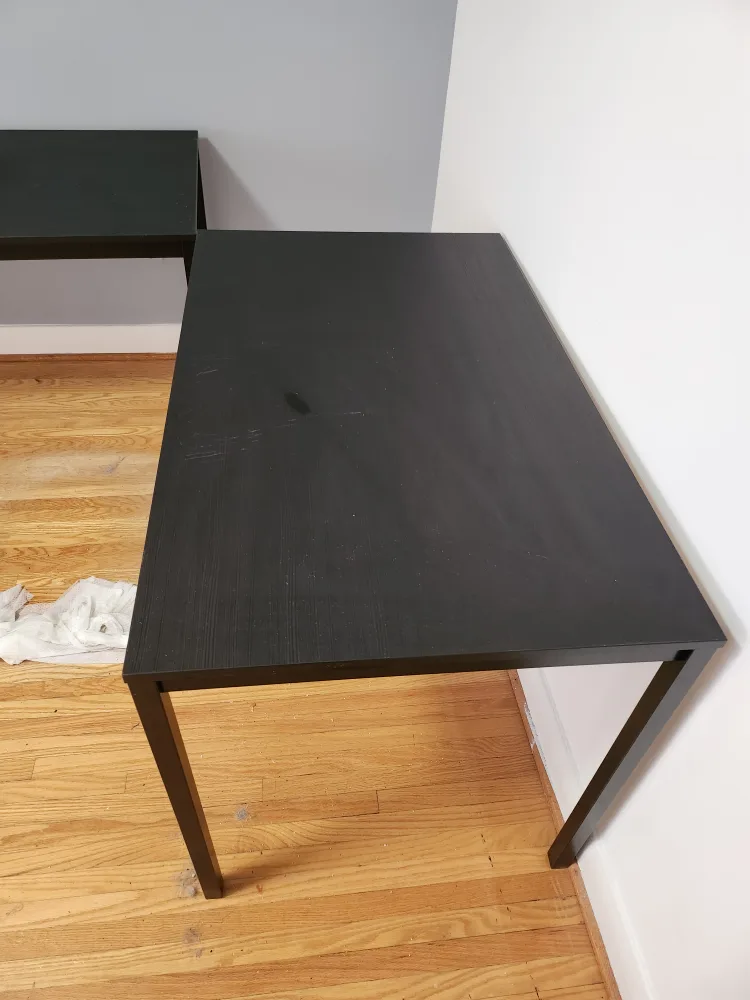 Ikea Black Desk thumbnail