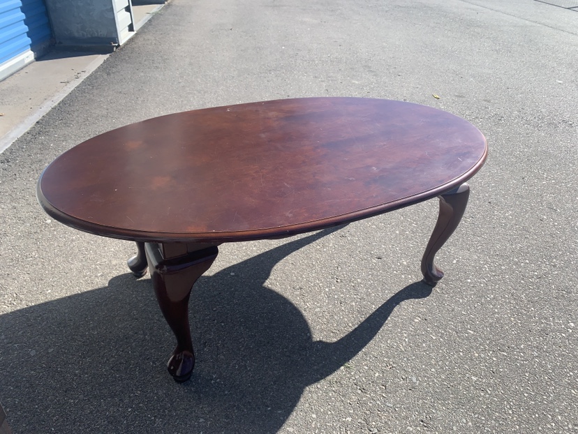 Oval Coffee Table solid walnut wood!