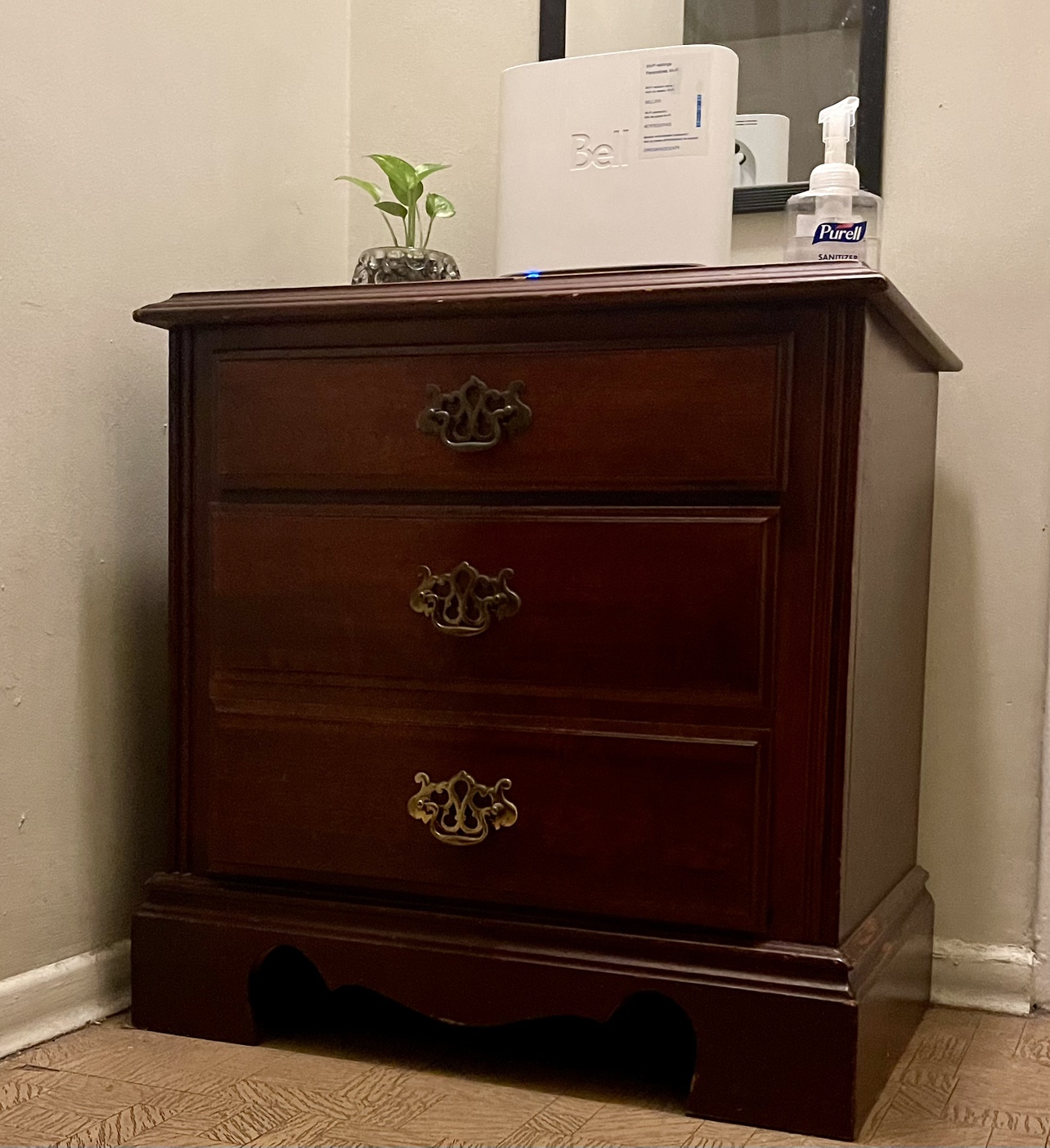 2 Wooden Nightstand