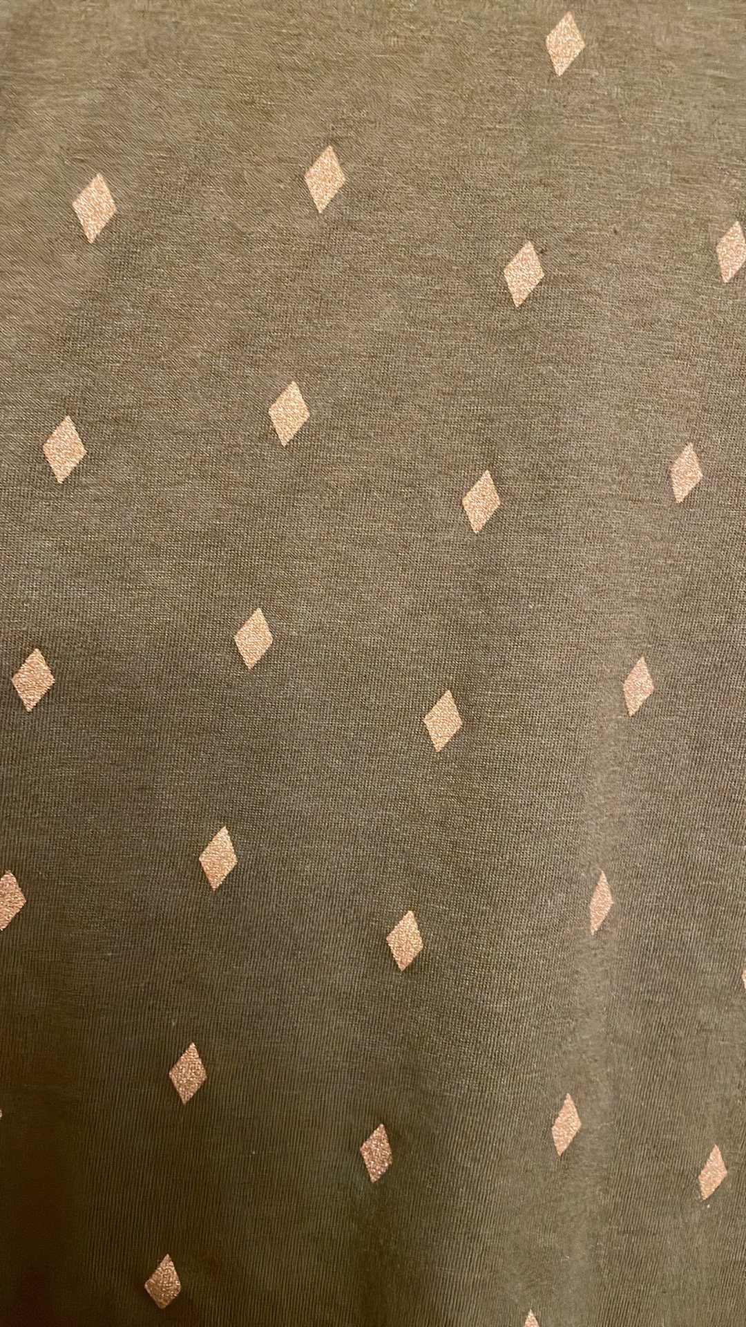 Green Shirt with Gold Diamond Pattern - photo 4