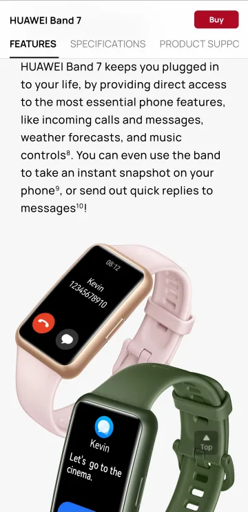 Huawei Band 7 Smartwatch image indicator(5)