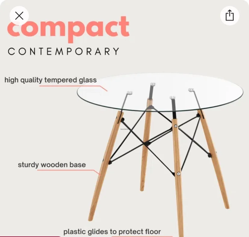 Eiffel Tower - 5 Piece Dining Set image indicator(5)