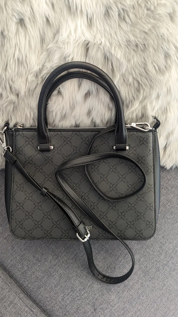 Nine West Black Satchel Handbag image indicator(2)