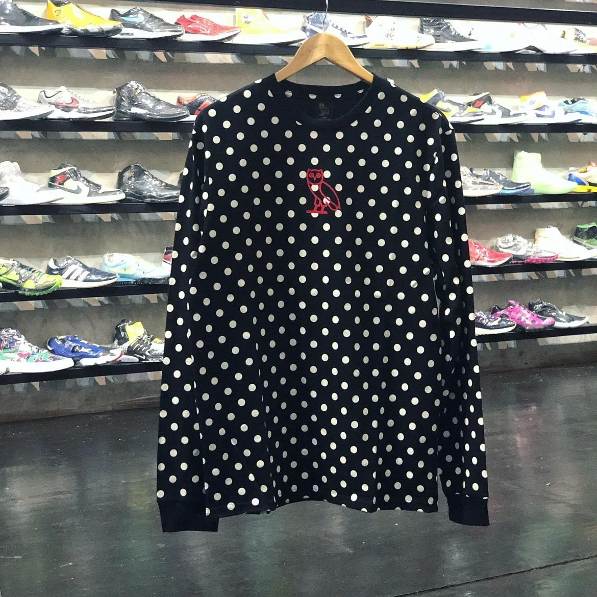 OVO Long Sleeve Polka Dot T-Shirt image indicator(2)