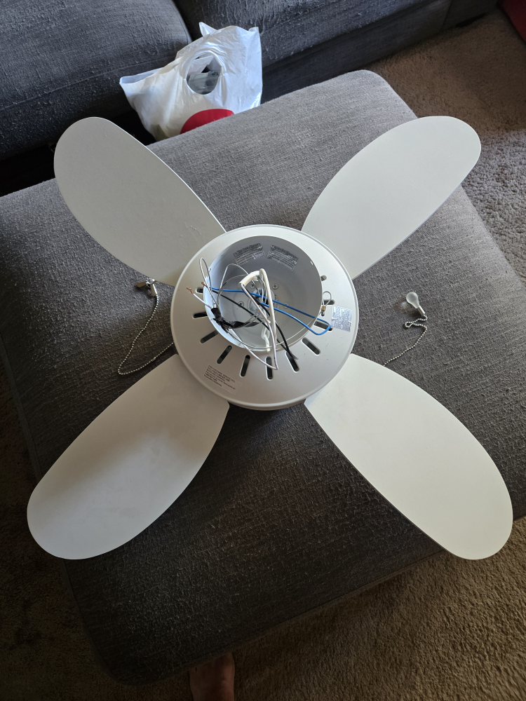 White Ceiling Fan - photo 2