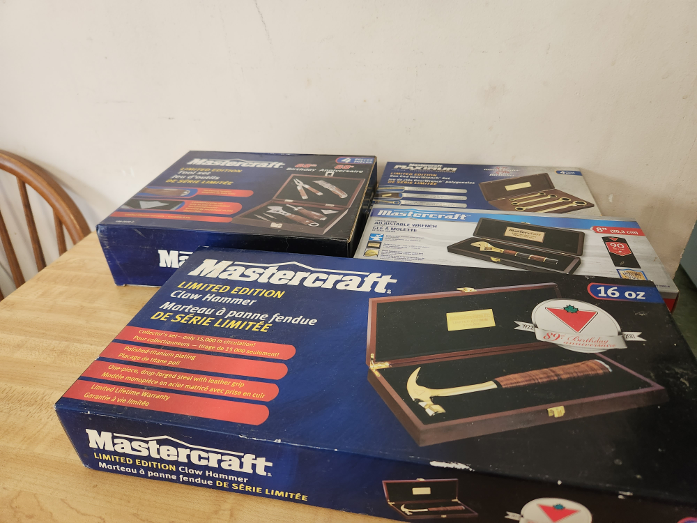 Mastercraft Limited Edition Tool Sets and Claw Hammer