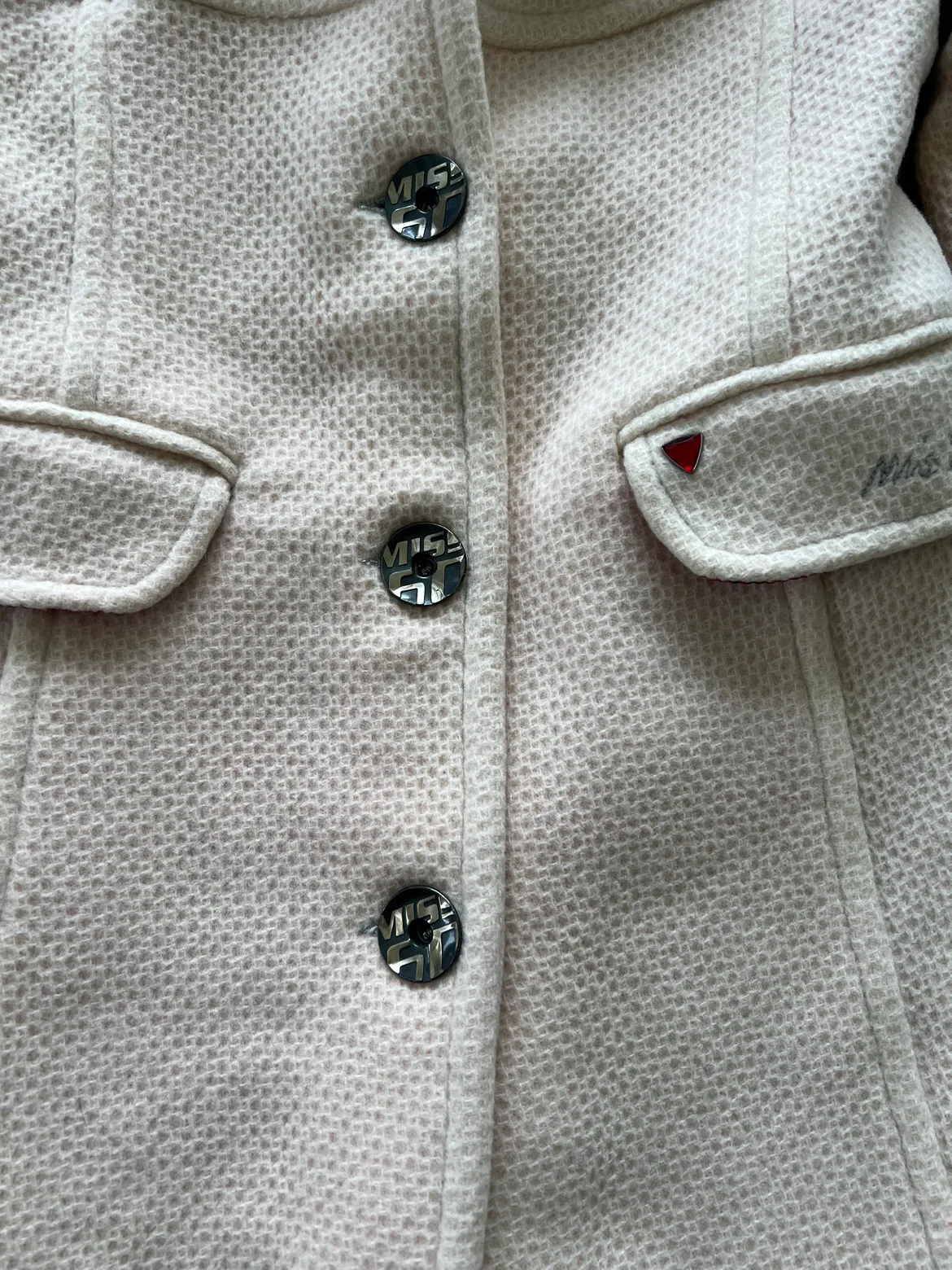 Miss Sixty White Trench Coat Kids 10 Years image indicator(3)