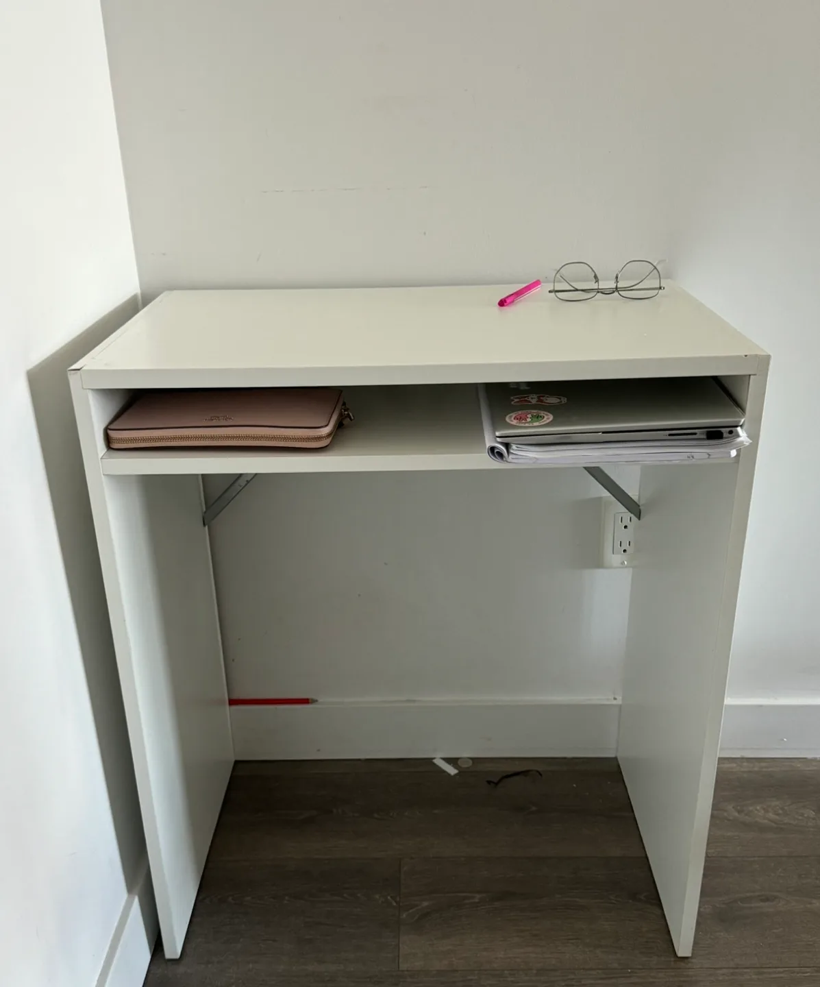 IKEA TORALD White Desk thumbnail