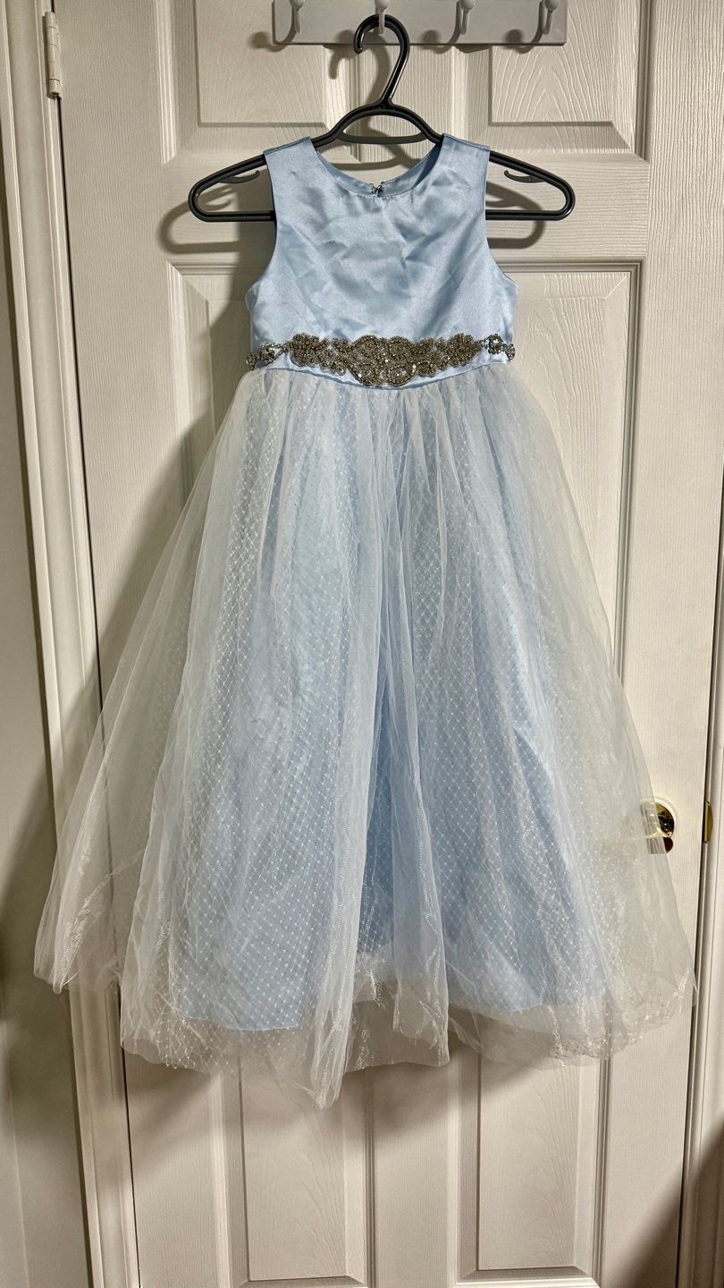 Brand New JJ’s House Light Blue Flower Girl Dress