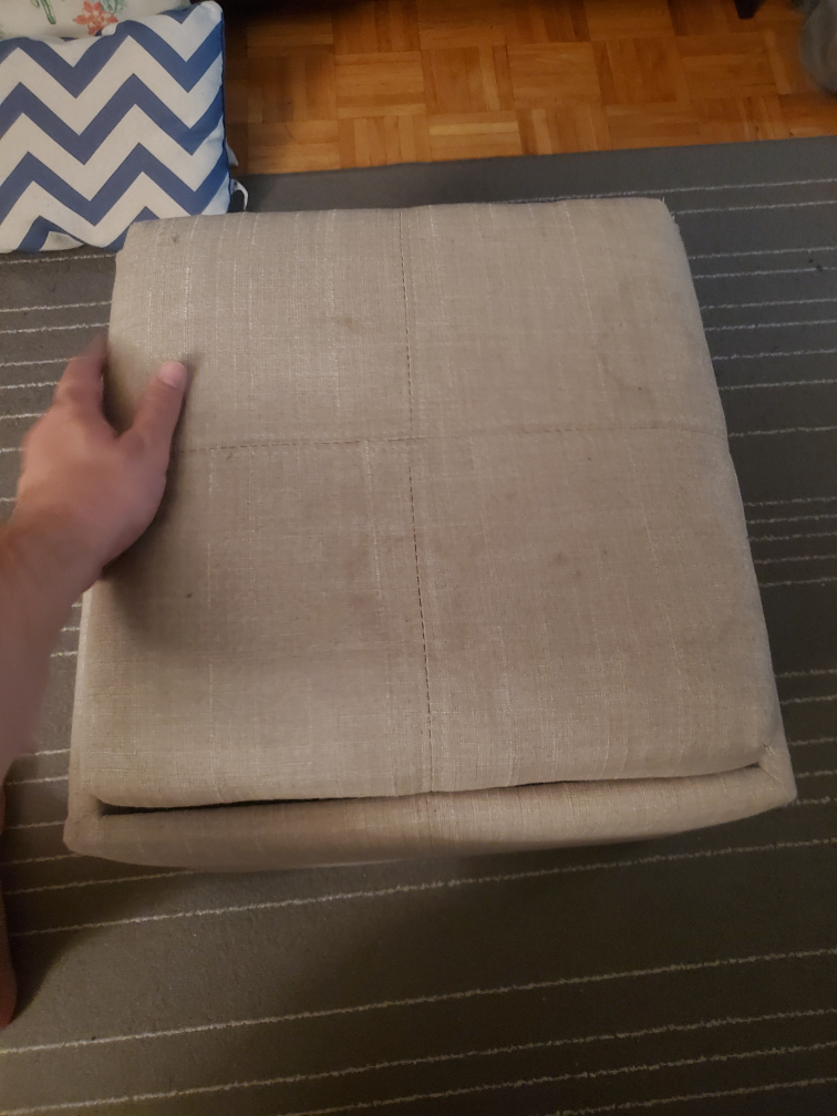 Storage Ottoman with Tray - photo 2