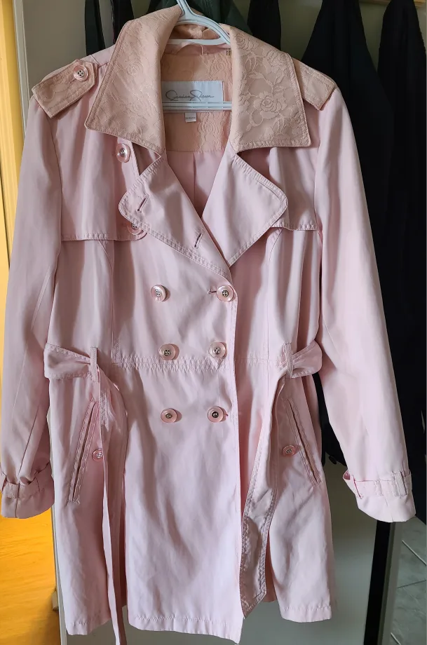 Jessica Simpson Pink Trench Coat thumbnail