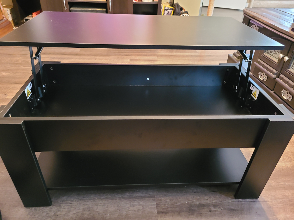 Black Lift Top Coffee Table - photo 3