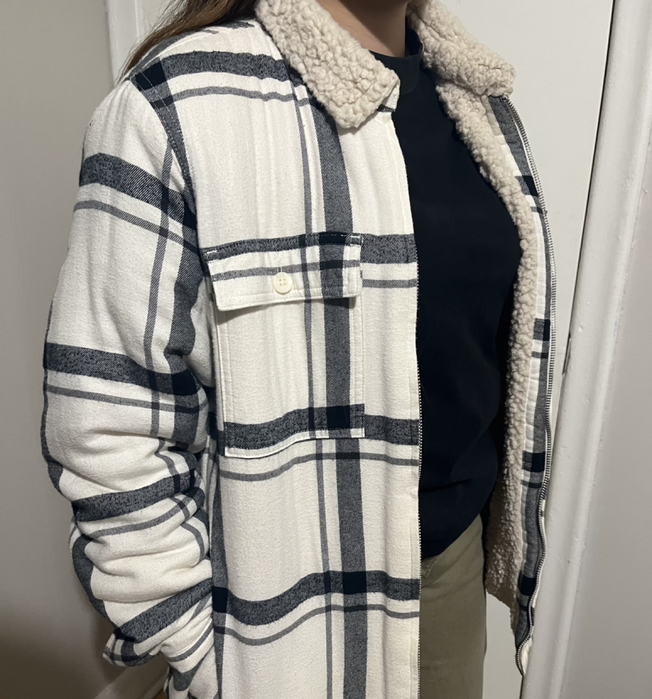 Hollister Plaid Jacket Karrot