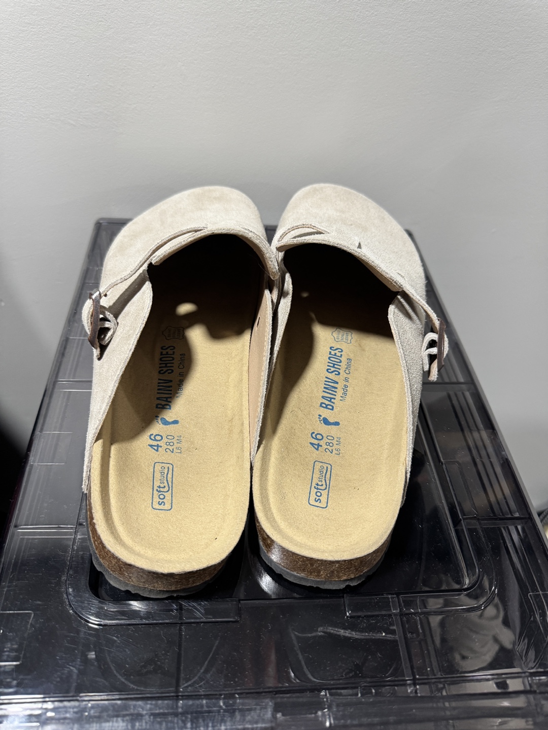 Bawin Shoes Suede Clogs Size 46 - photo 2