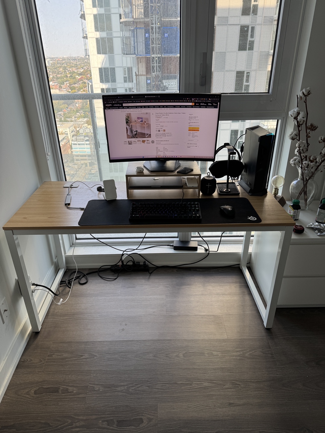 Zinus Modern Studio Collection - 55 inch - Desk - photo 2