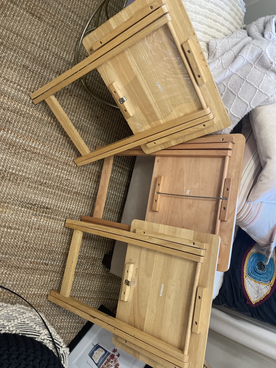 Set of 3 Folding Tables - photo 3