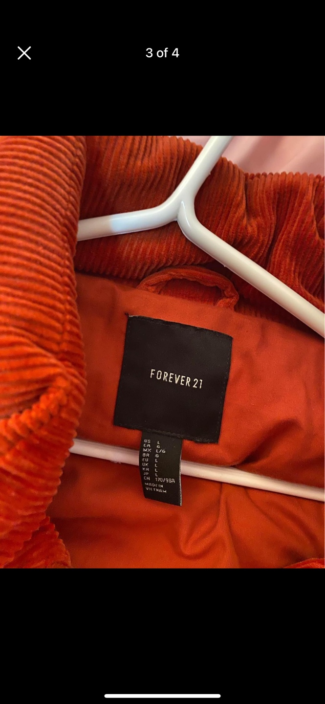 Forever 21 Corduroy Puffer Jacket - photo 3