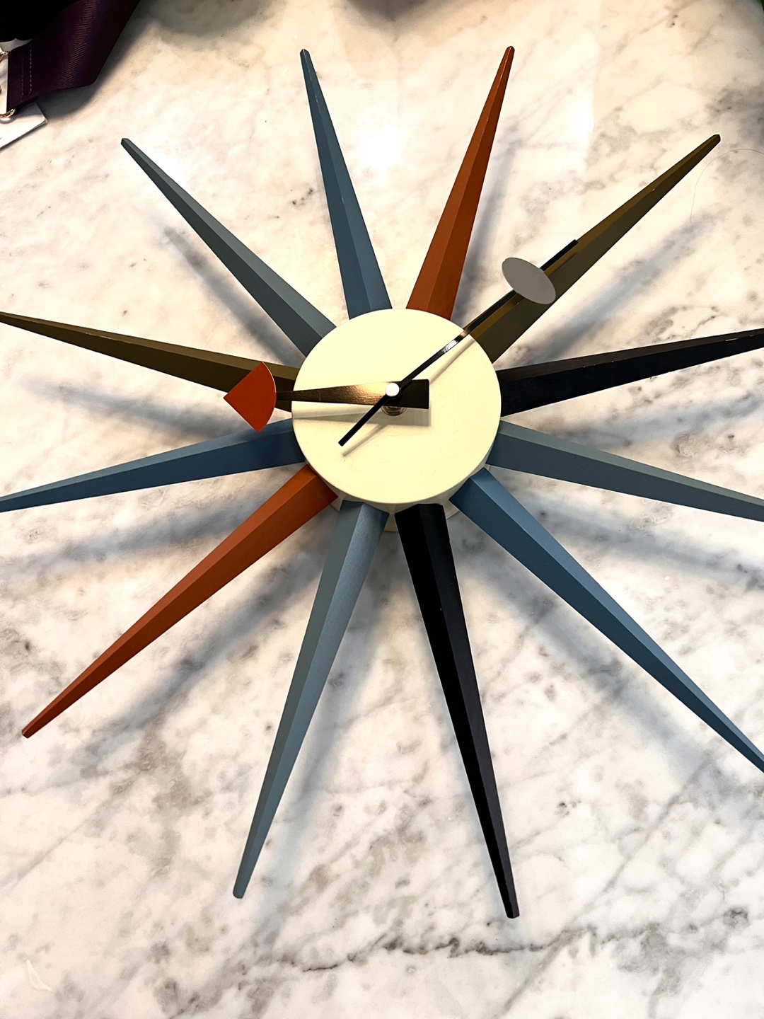 Mid Century Modern Wall Clock