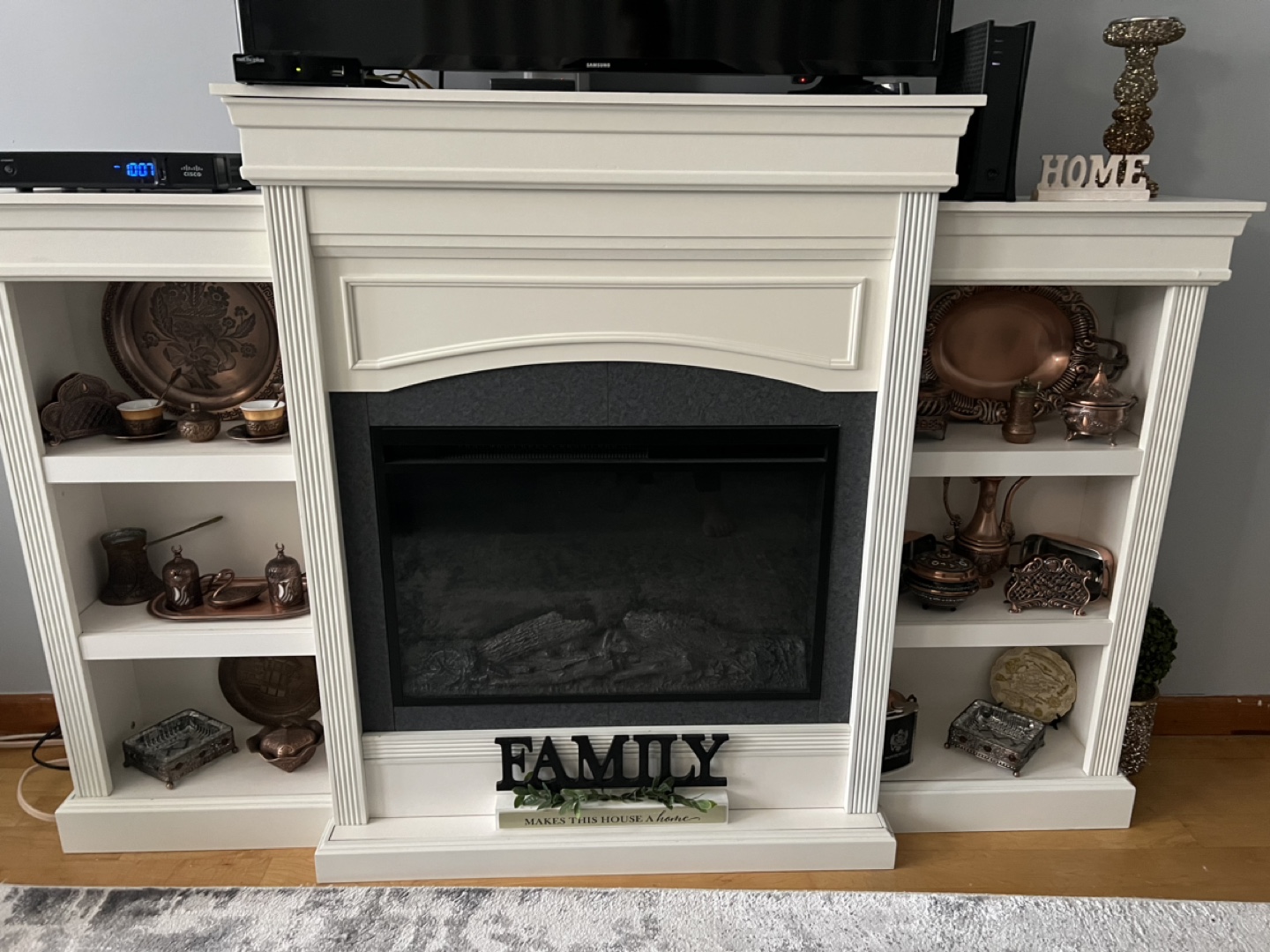 Electric Fireplace Mantel