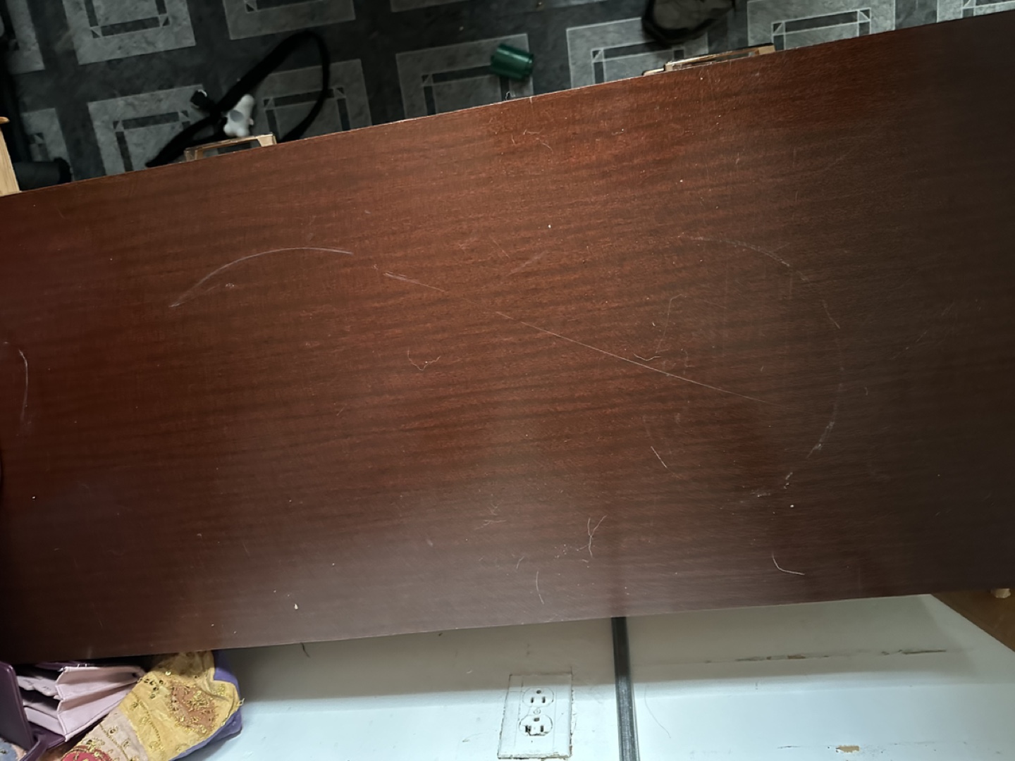 Vintage Wooden Desk - photo 5