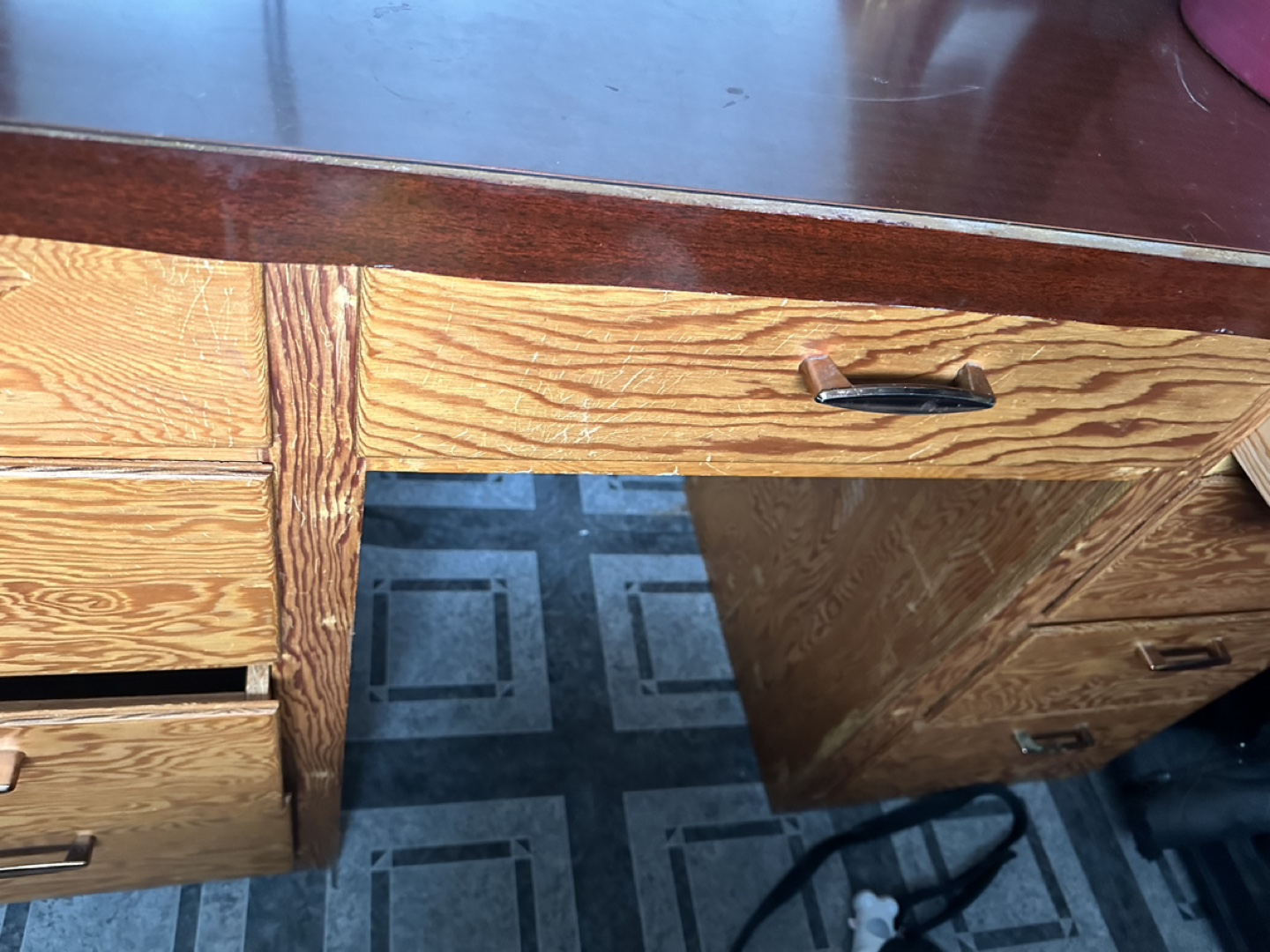 Vintage Wooden Desk