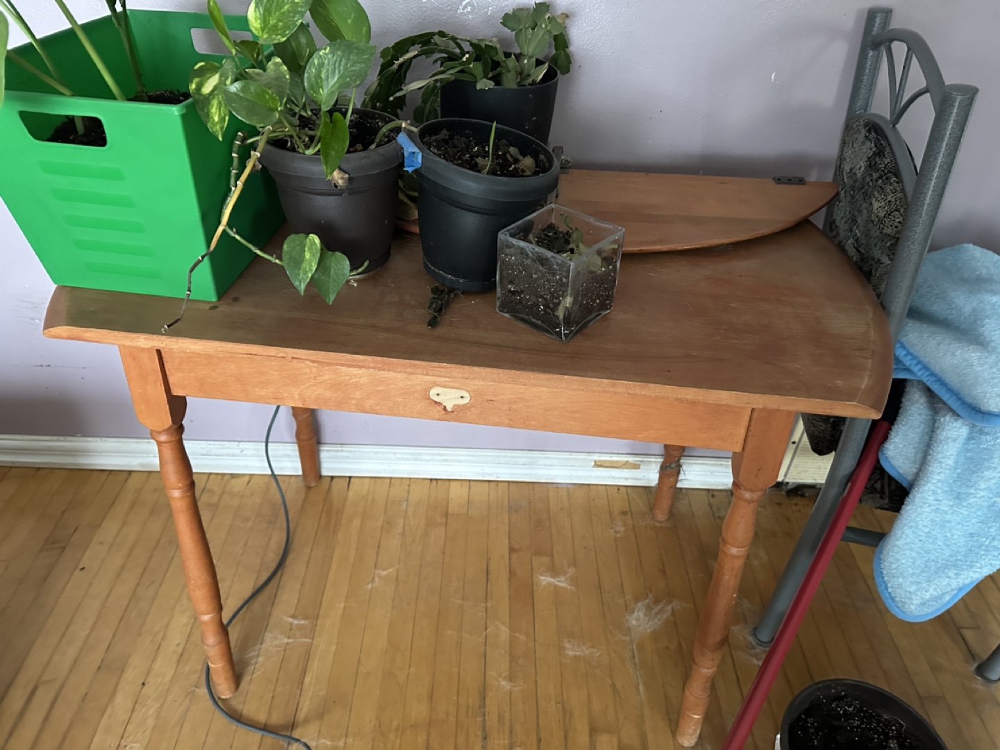 Wooden Drop-Leaf Table