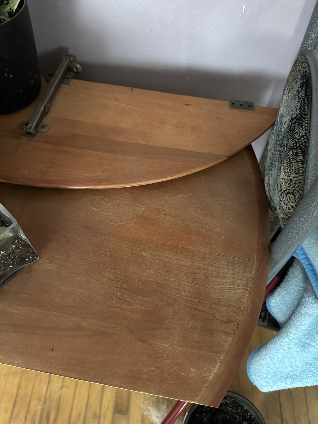 Wooden Drop-Leaf Table - photo 2