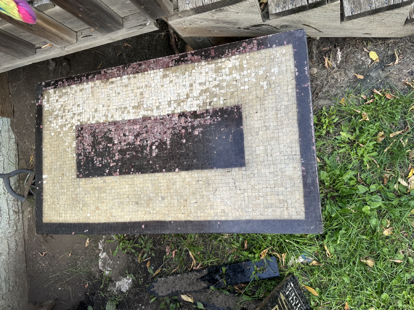 Mosaic Tile Top Coffee Table