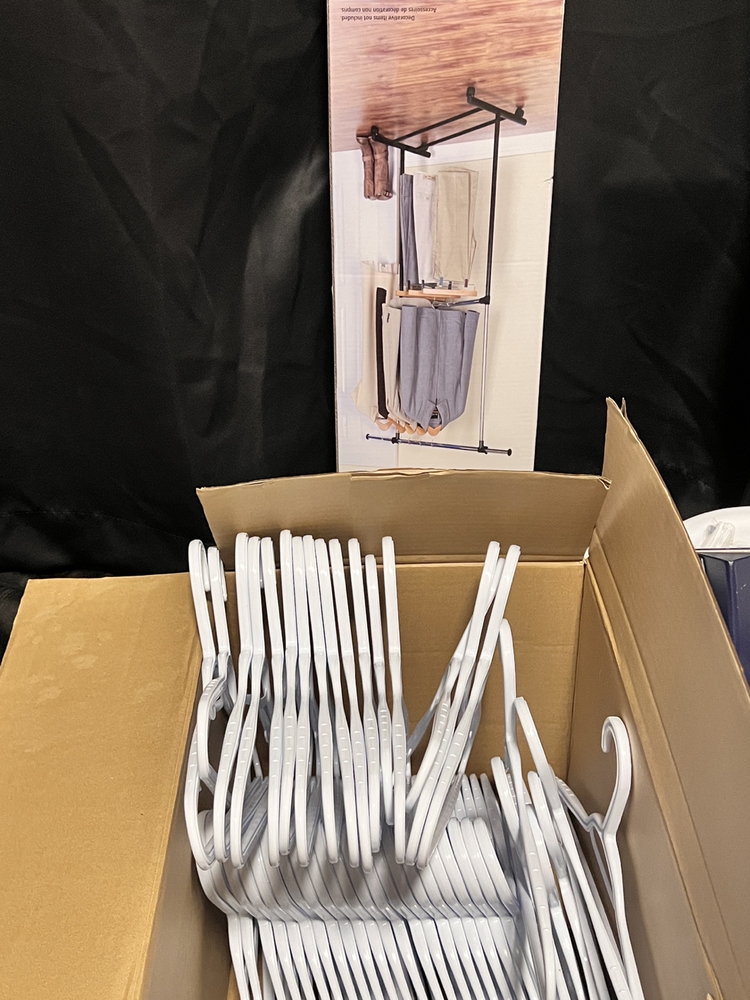 Double Garment Rack with 50 Hangers - photo 2