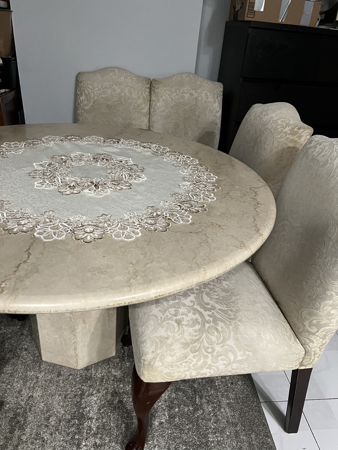 Marble Dining Set - photo 2