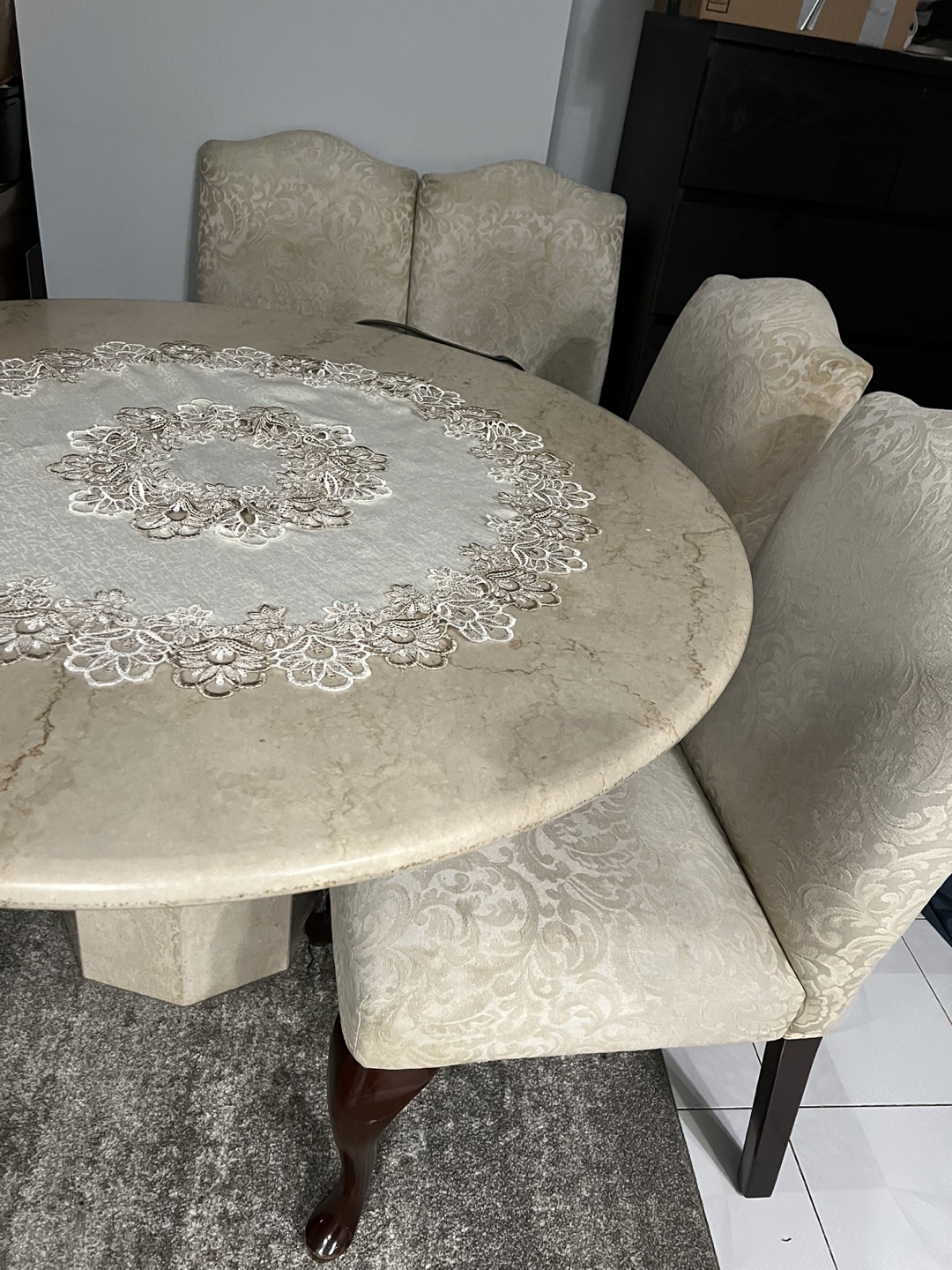 Marble Dining Set