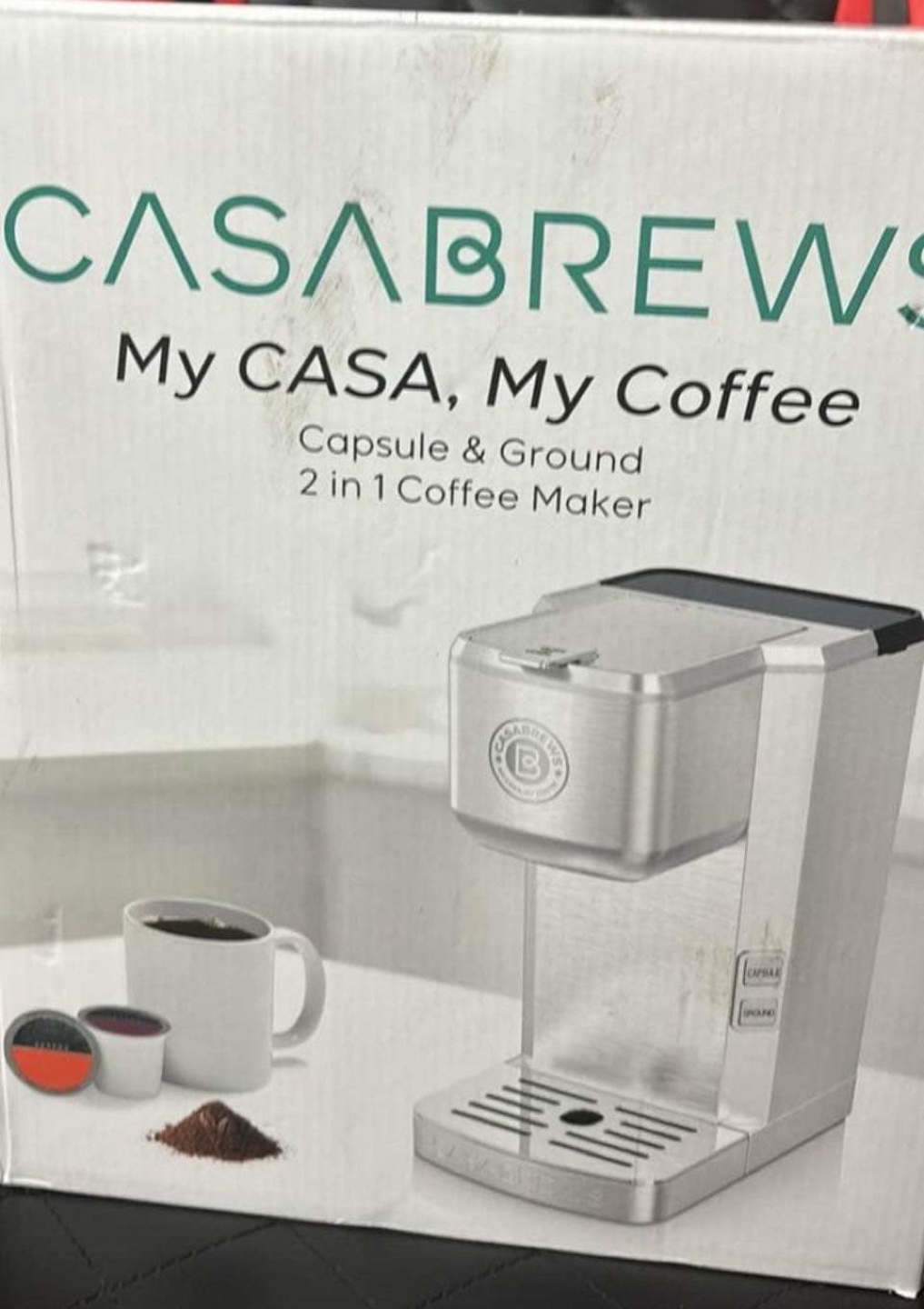 CasaBrews My CASA, My Coffee Single Serve Coffee Maker