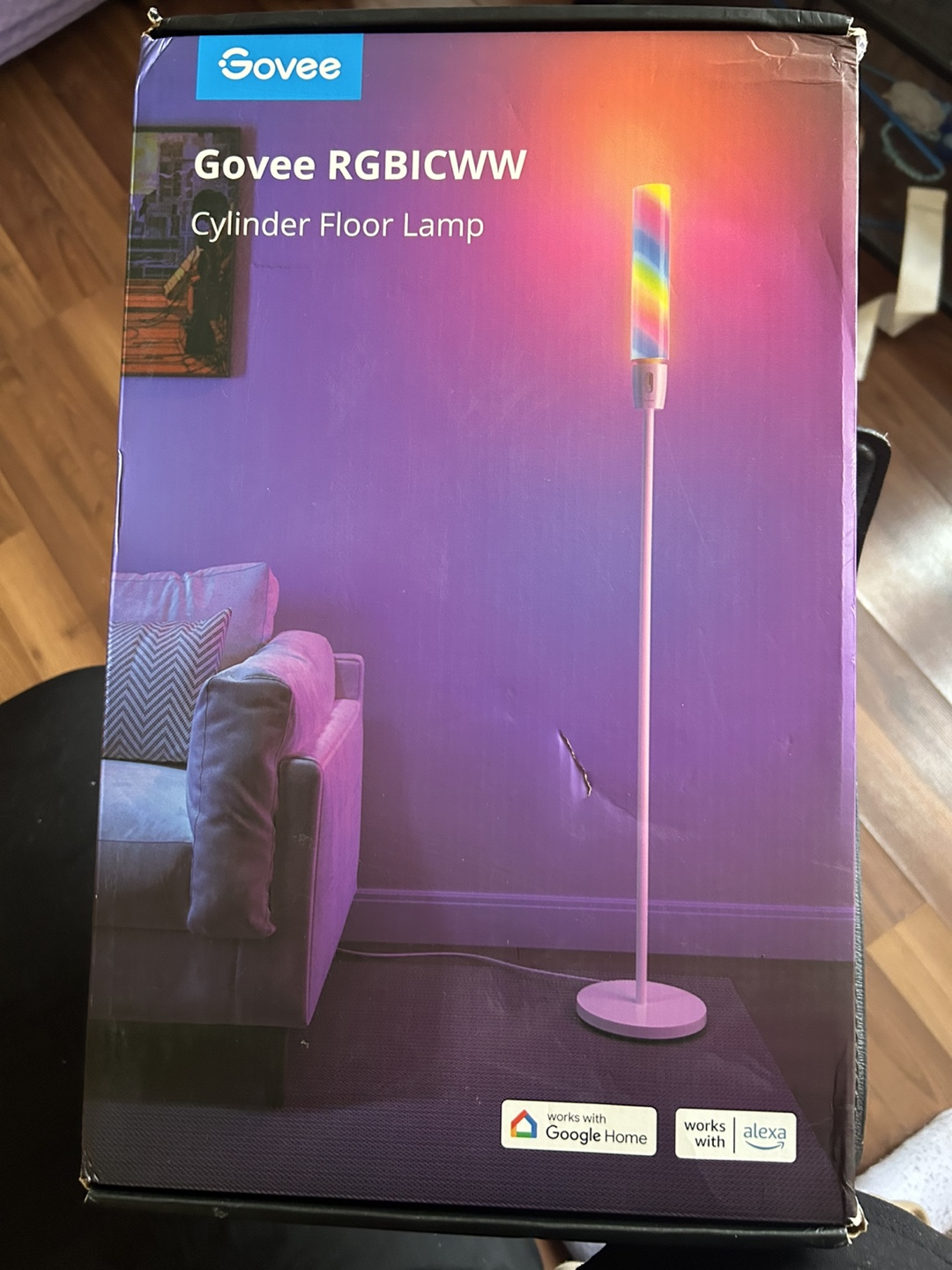 Govee RGBICWW Cylinder Floor Lamp