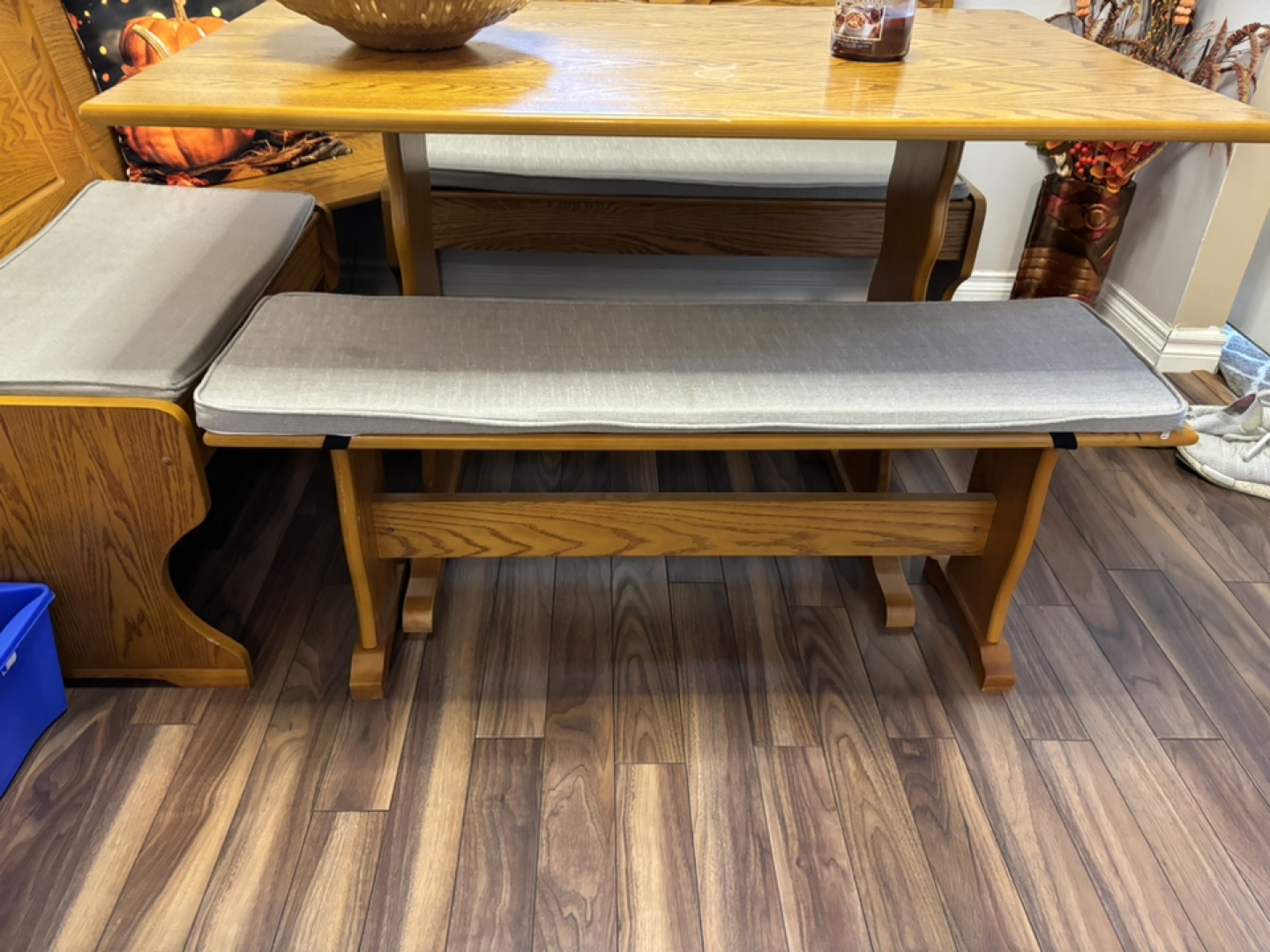 Corner Kitchen Table and Bench Set - photo 5