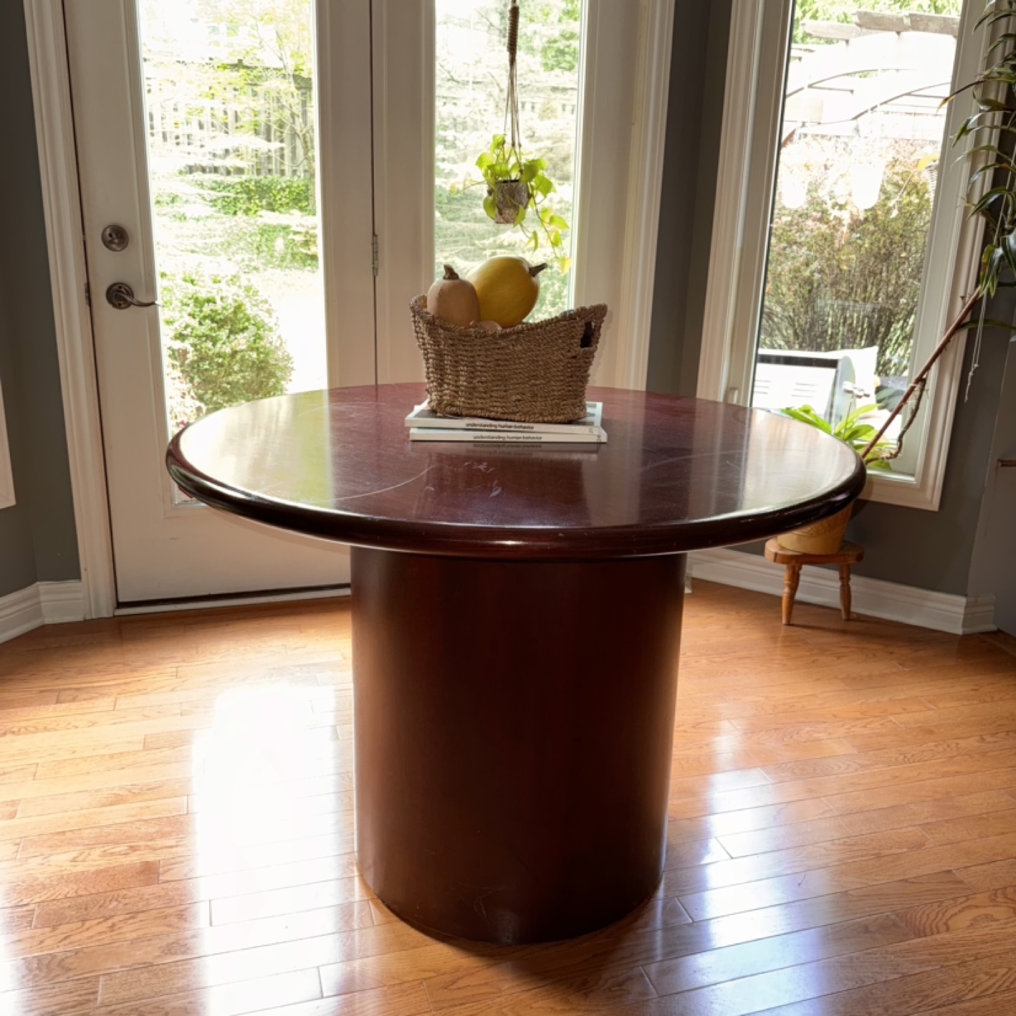 Round Wooden Dining Table