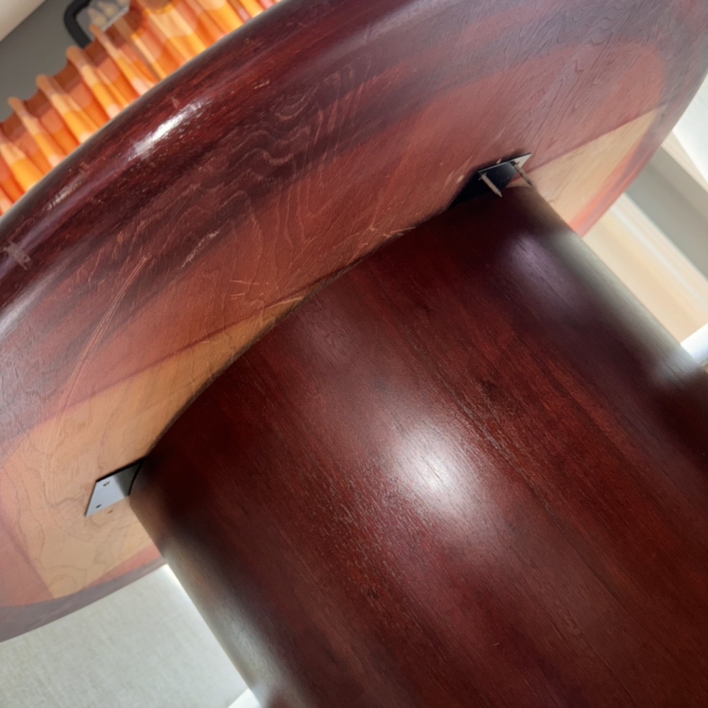 Round Wooden Dining Table - photo 5