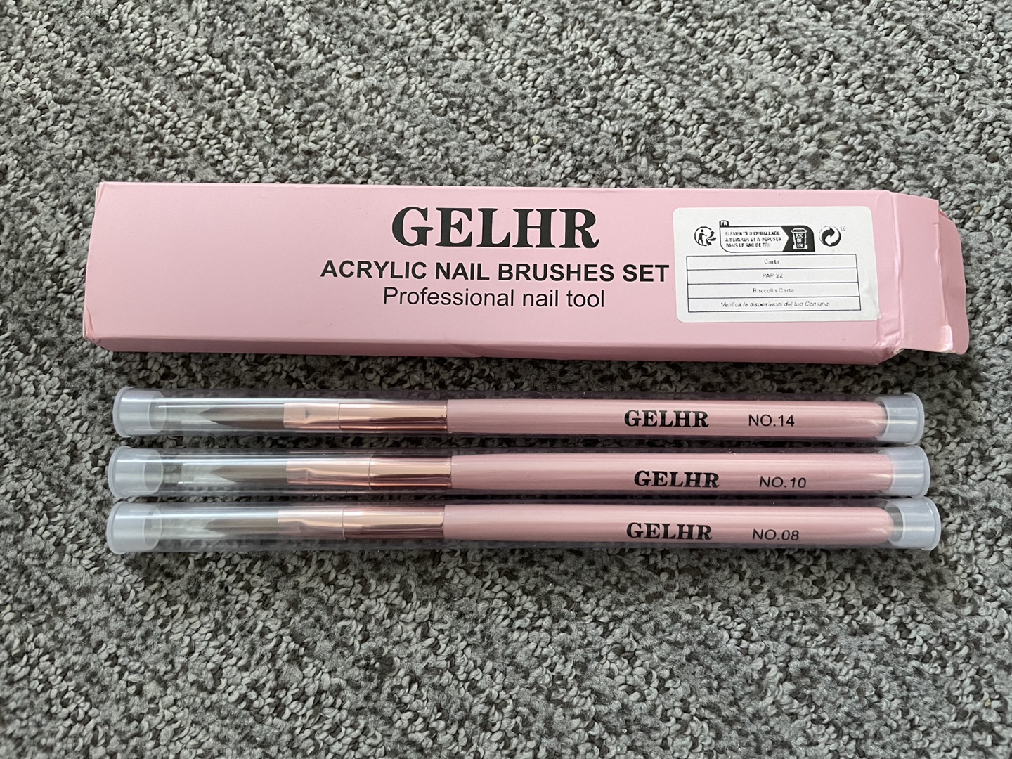 Gelhr Acrylic Nail Brushes Set