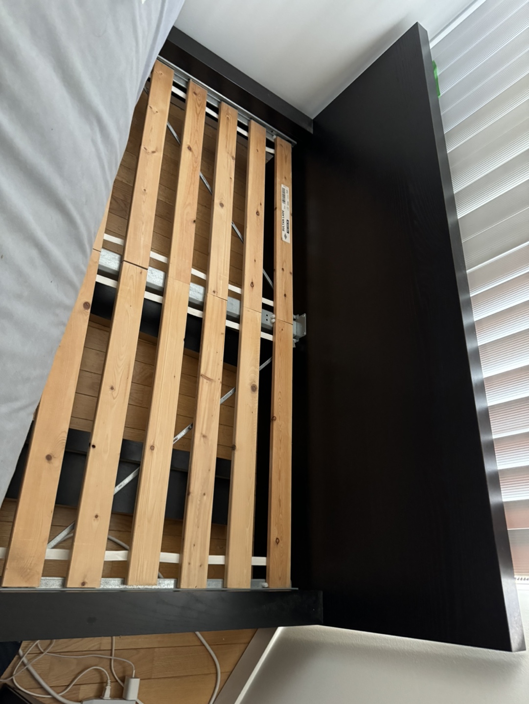 IKEA MALM Bed Frame, Queen with mattress - photo 4