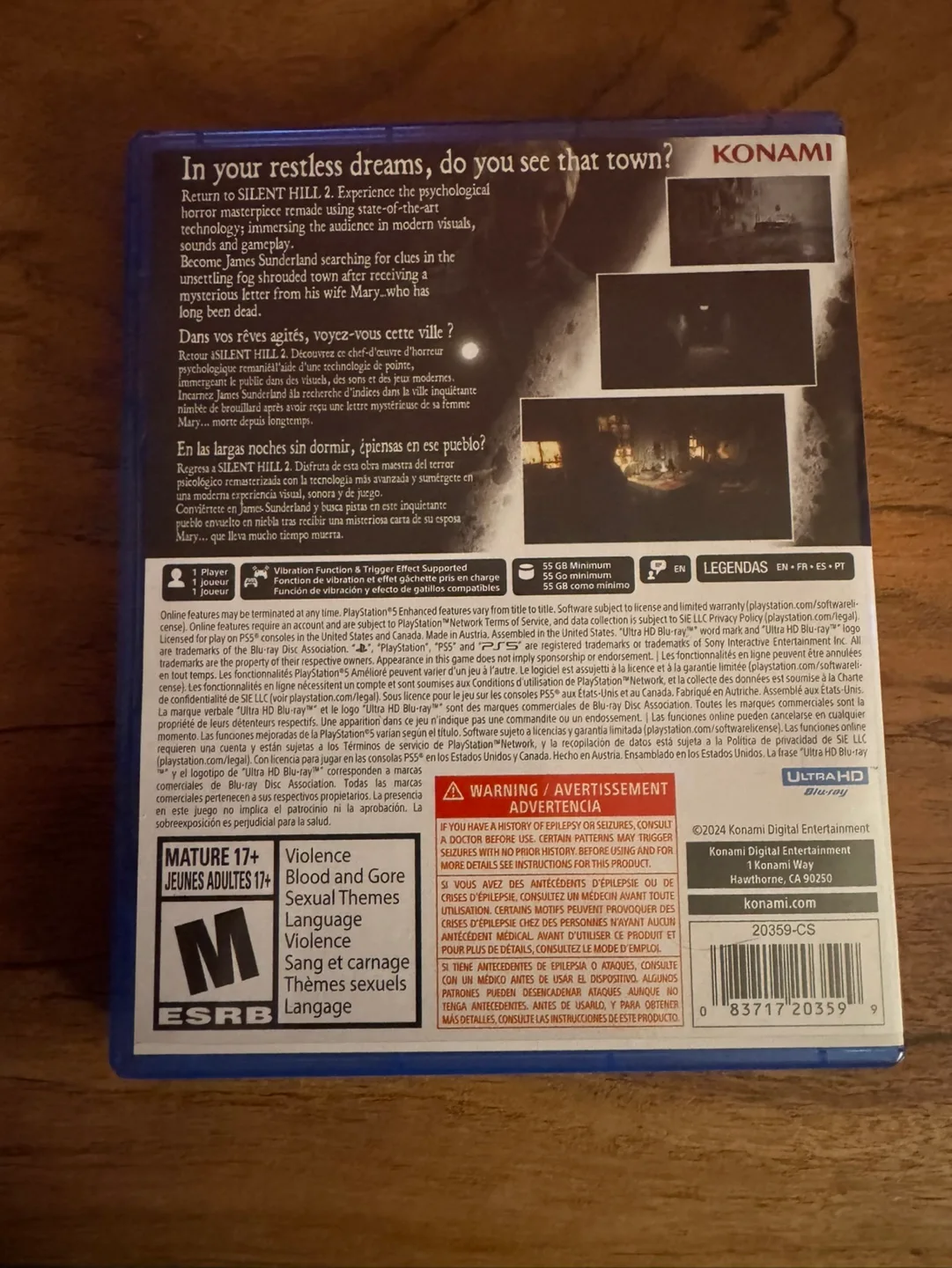 Silent Hill 2 PS5 image indicator(2)