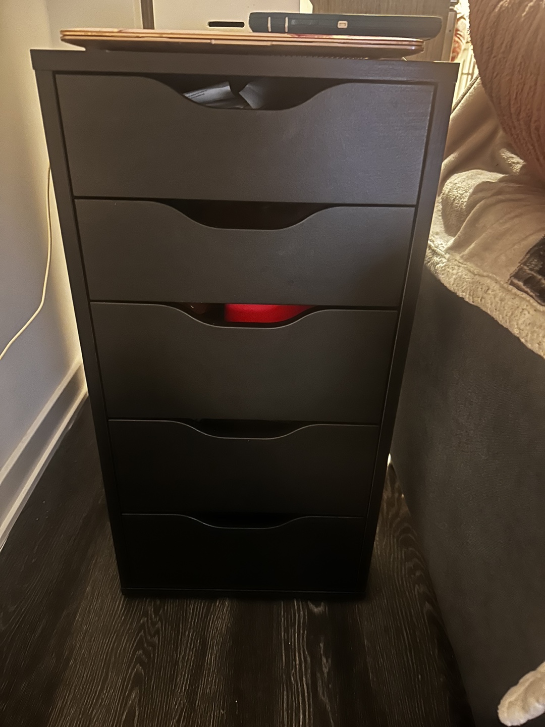 IKEA Black 5-Drawer Dresser